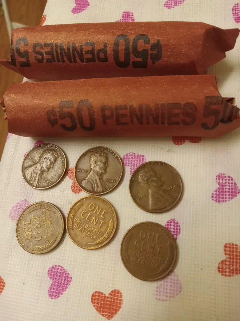 Roll of unsearched wheat pennies - Collectible Coins Al the Penny Guy